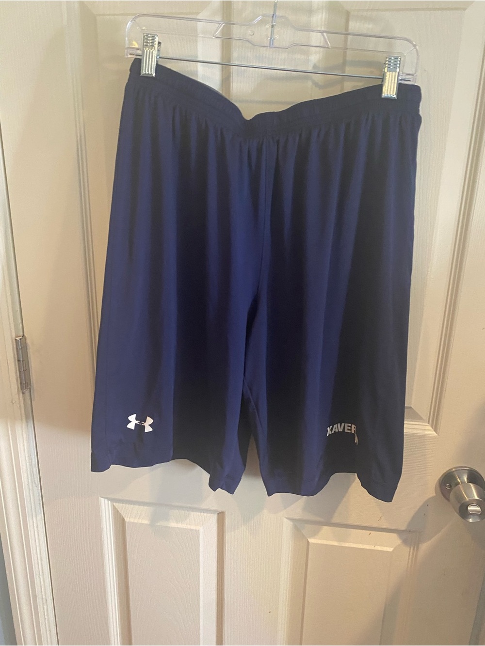LG Men’s Navy Athletic Shorts with Logo